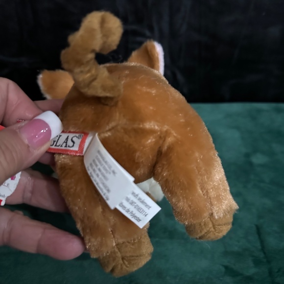 Douglas Cuddle Toys, adorable brown & white pig, plush - Picture 6 of 9